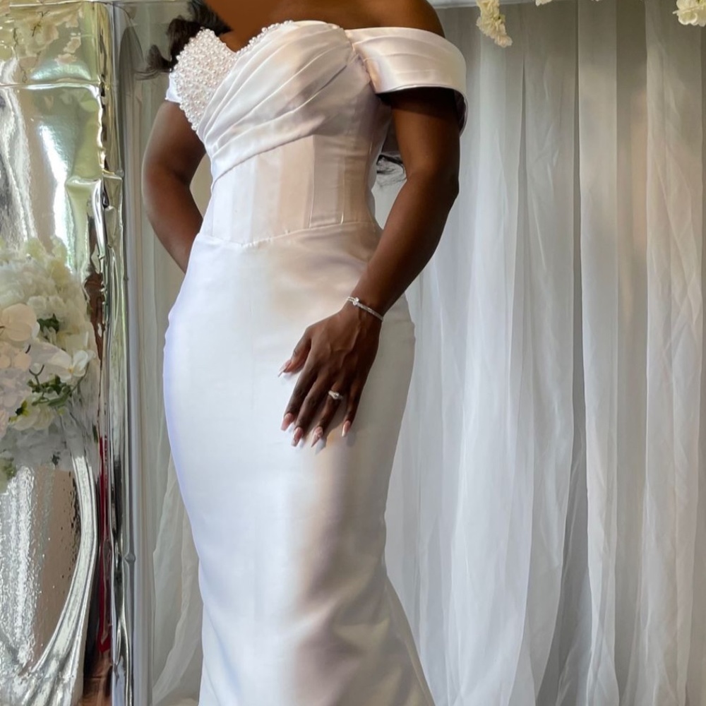 Custom wedding dress
